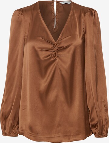 b.young Blouse in Brown: front