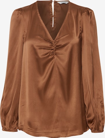 b.young Blouse in Brown: front
