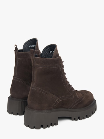 Estro Schnürstiefelette '09-2314'‌‌‌ in Braun