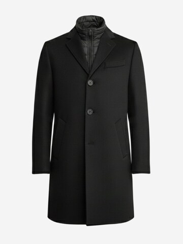 Il Lanificio Winter Coat in Black: front