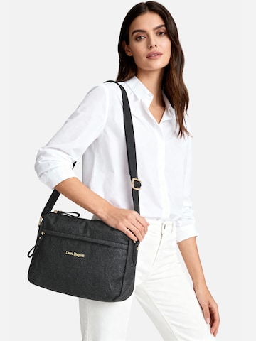 Borsa a tracolla 'Lorde 11' di Laura Biagiotti in nero: frontale
