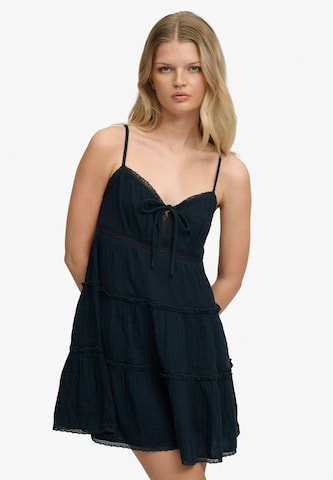 Superdry & Co Zomerjurk in Blauw: voorkant