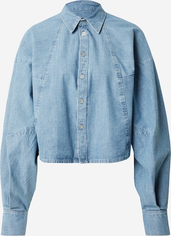 Bluză 'Macro' de la G-STAR pe albastru: față