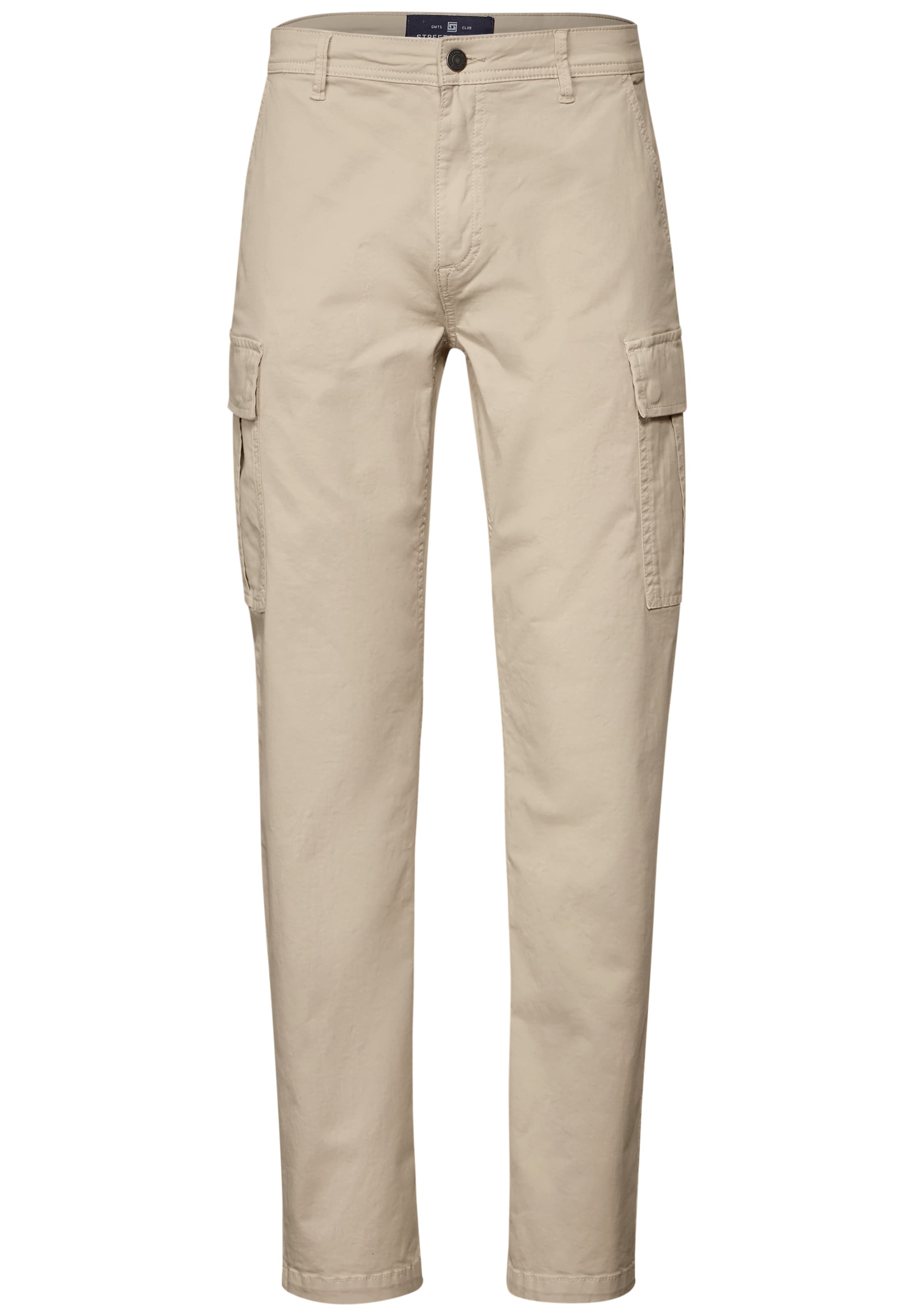 Street One MEN Straight Leg Cargo Hose in Beige: Vorderseite