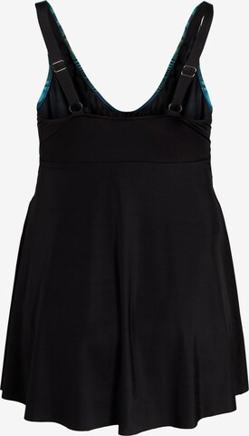 Swim by Zizzi - Vestido de fato de banho 'SBOLA' em preto