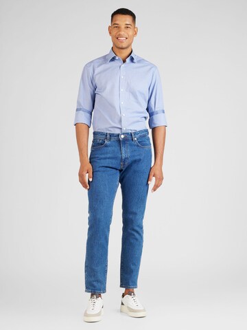 OLYMP - Ajuste regular Camisa en azul