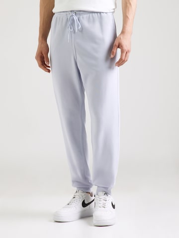 Nike Sportswear Tapered Trousers 'Club Fleece' in White: front