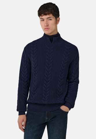 Boggi Milano Sweater in Blue: front