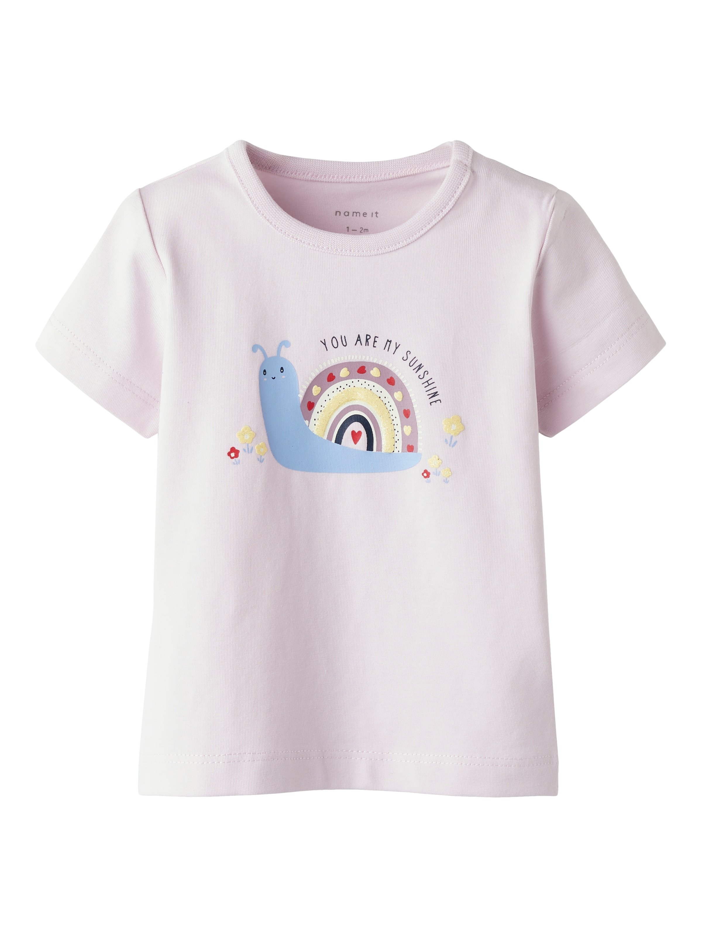 NAME IT - Camiseta 'NBFFINES' en lila: frente