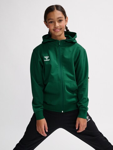 Hummel Sweatshirt in Groen: voorkant