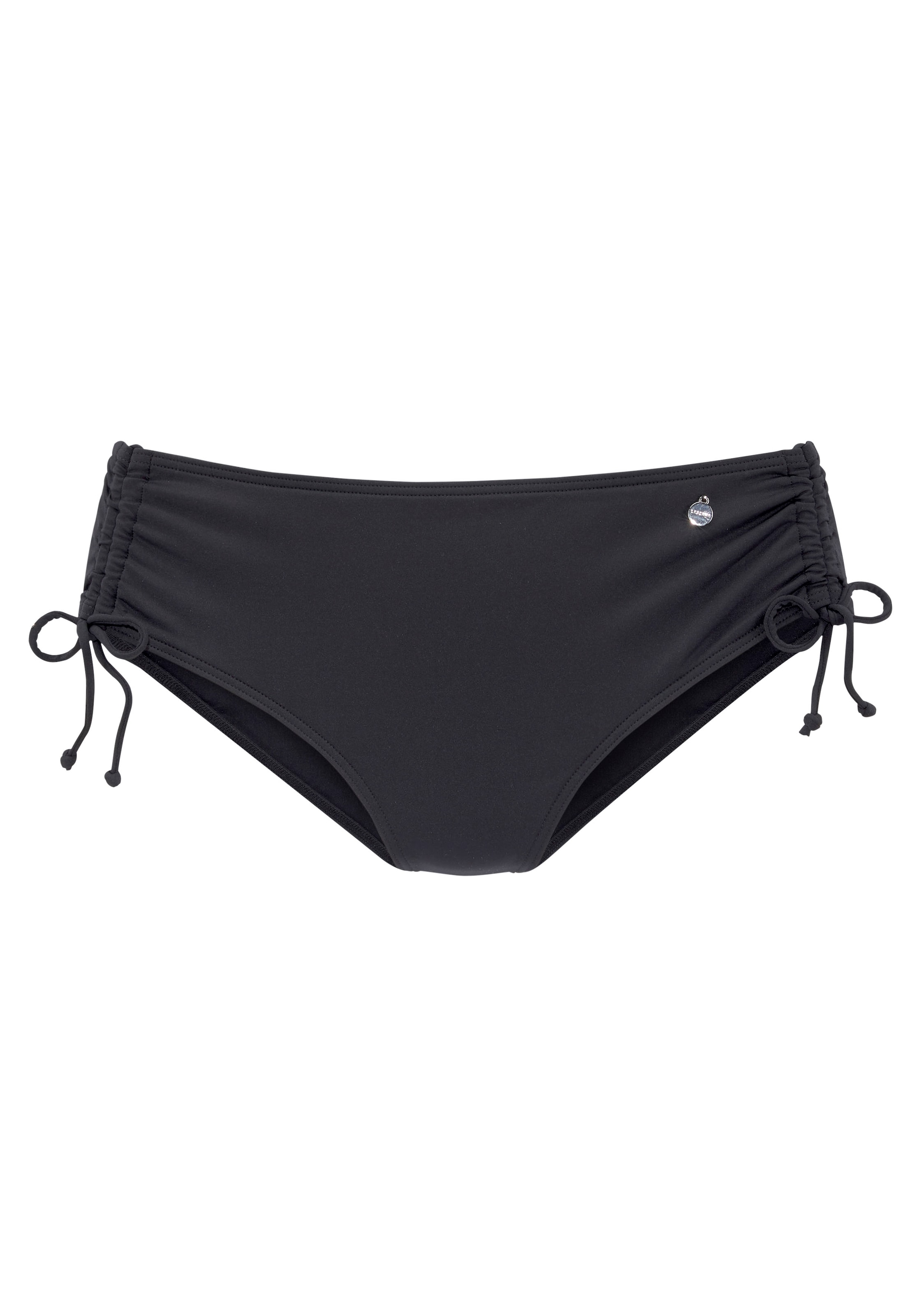 LASCANA Bikiinipüksid, värv must: eest vaates