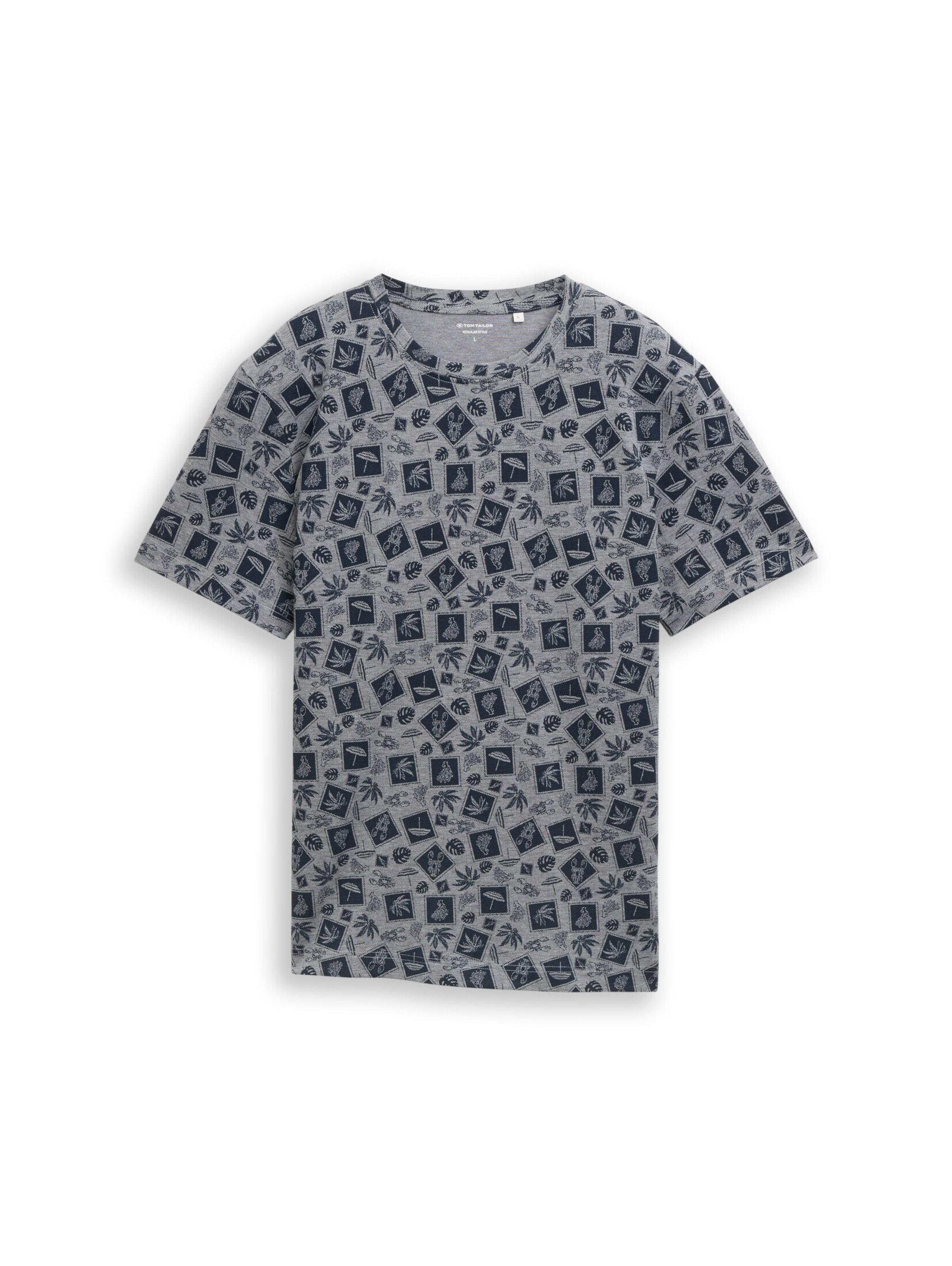 TOM TAILOR T-Shirt in Blau: Vorderseite