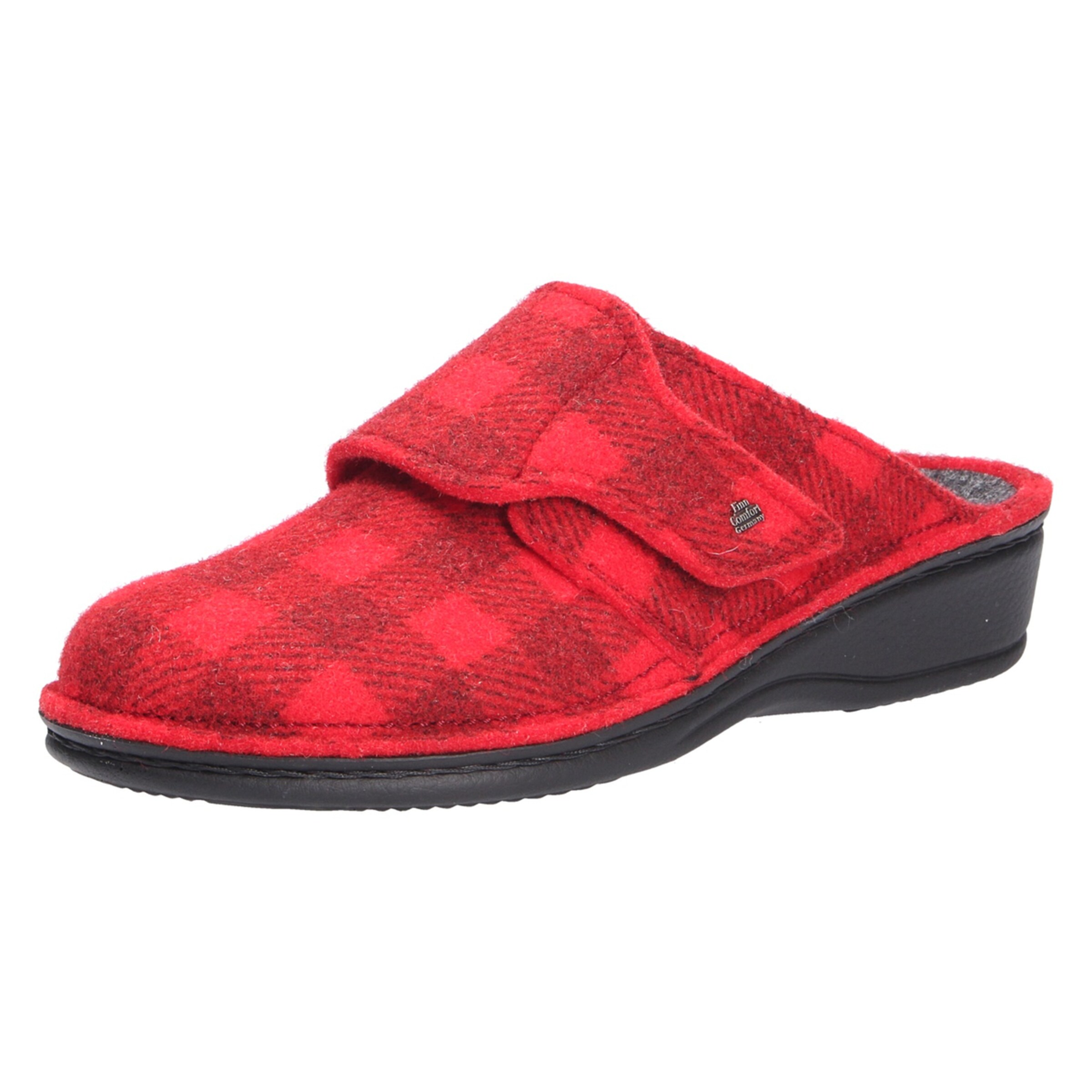 Finn Comfort Mule in Red: front