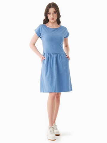 Organication Kleid in Blau: Vorderseite