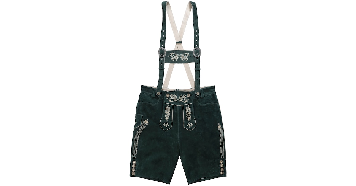 Lederhose Johann Lang Donkerbruin Lederhose Johann Lang Donkerbruin