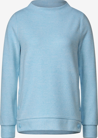 STREET ONE Sweatshirt in Blue: front