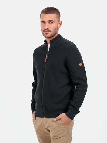 CAMEL ACTIVE Knit Cardigan in Black: front