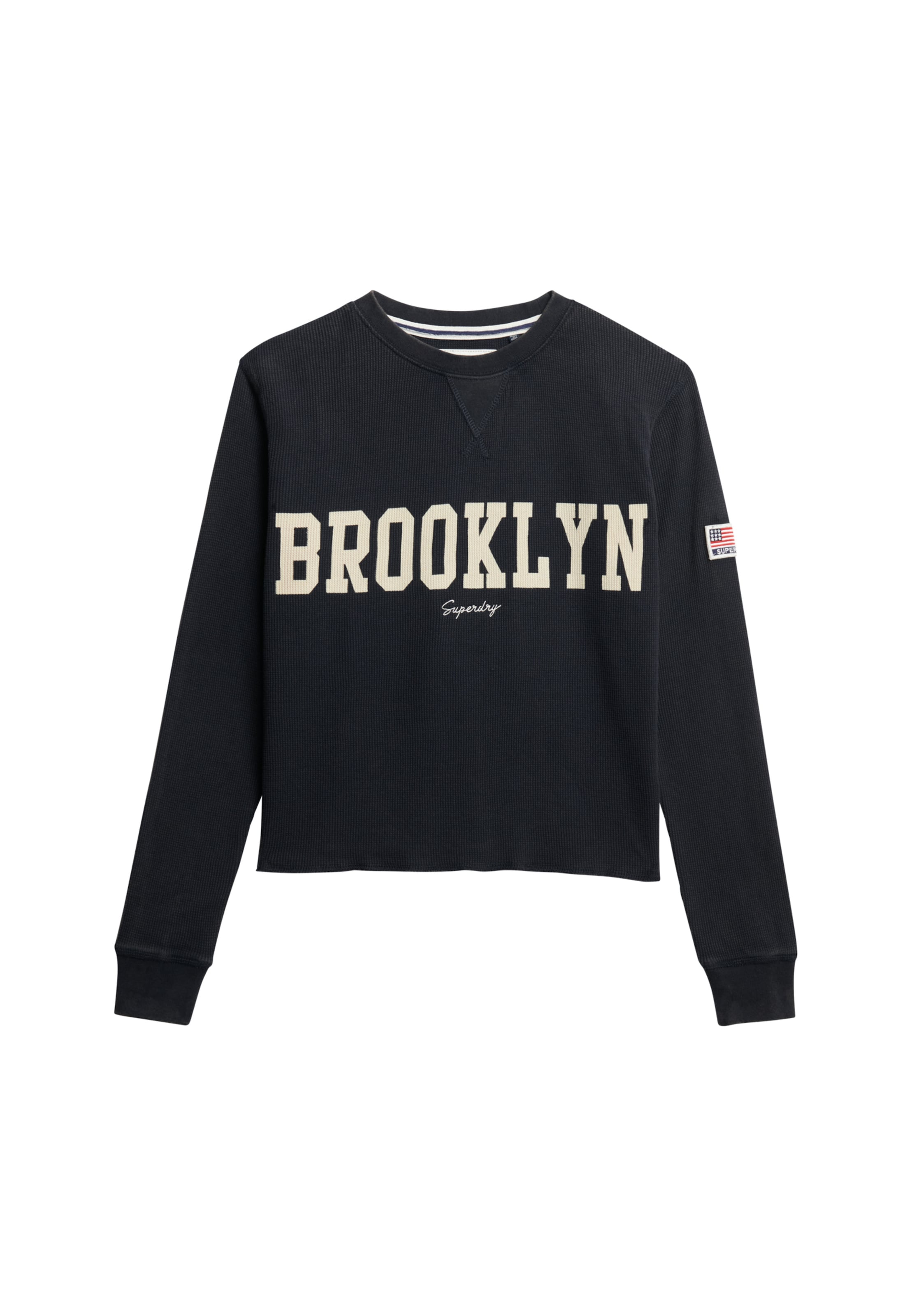 Superdry & Co Суичър 'Athletic Essential' в синьо: отпред