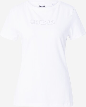 T-shirt 'SKYLAR' GUESS en blanc : devant