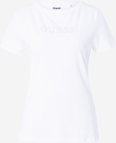 GUESS T-shirt 'SKYLAR' en transparent / blanc, Vue avec produit
