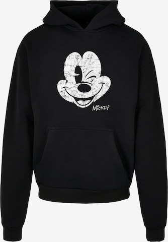 F4NT4STIC Sweatshirt 'Disney Mickey Mouse Since Beaten Face' in Black: front