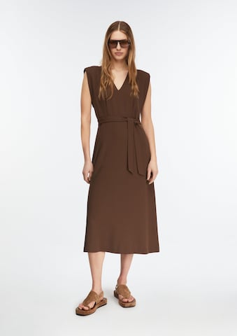 COMMA Kleid in Braun
