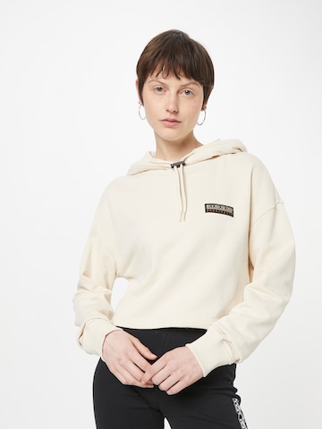 NAPAPIJRI Sweatshirt 'CENEPA' in Beige: predná strana