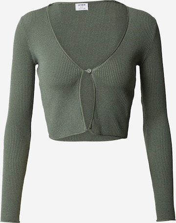 Cotton On Gebreid vest 'Foxy' in Groen: voorkant