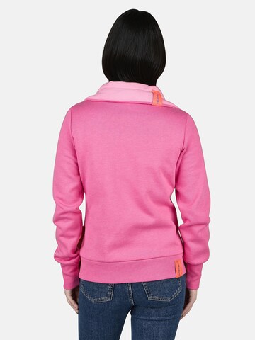 salzhaut Sweatvest in Roze