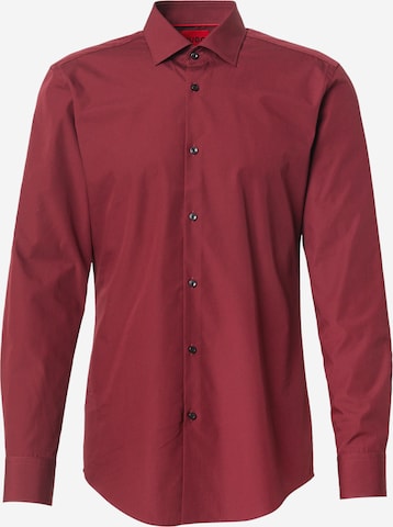 Coupe slim Chemise 'Jenno' HUGO en rouge : devant