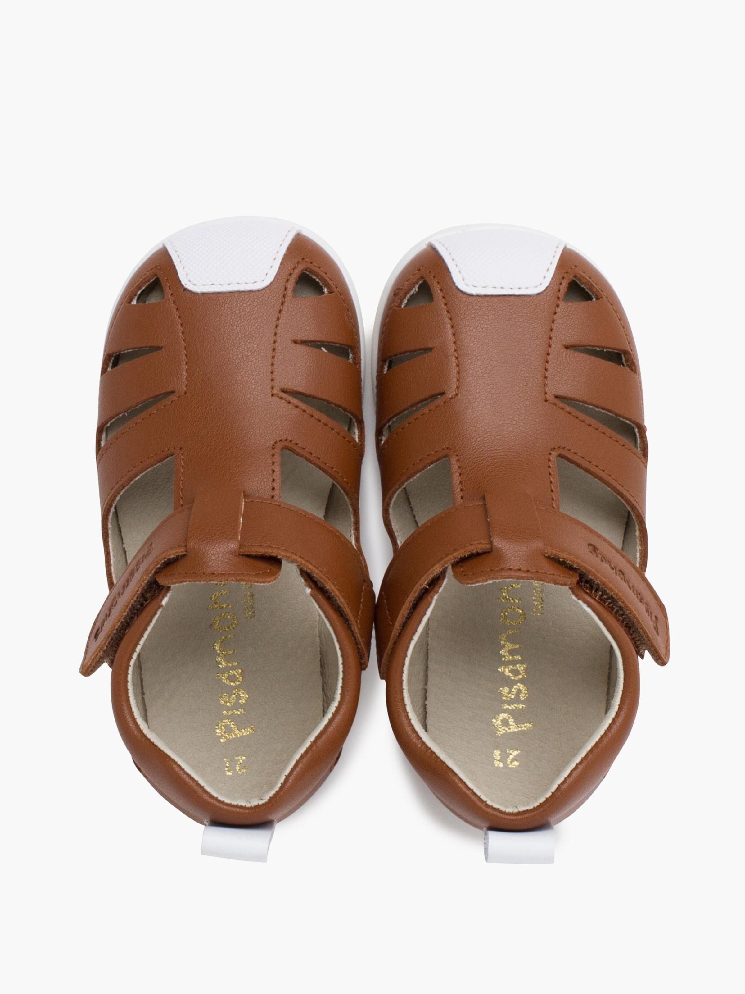 Pisamonas First-Step Shoes in Brown