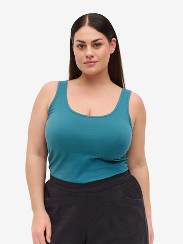 Zizzi Top in Blauw: voorkant