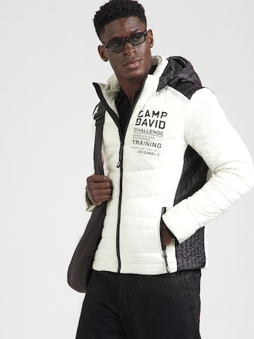 Veste d’hiver CAMP DAVID en blanc : devant