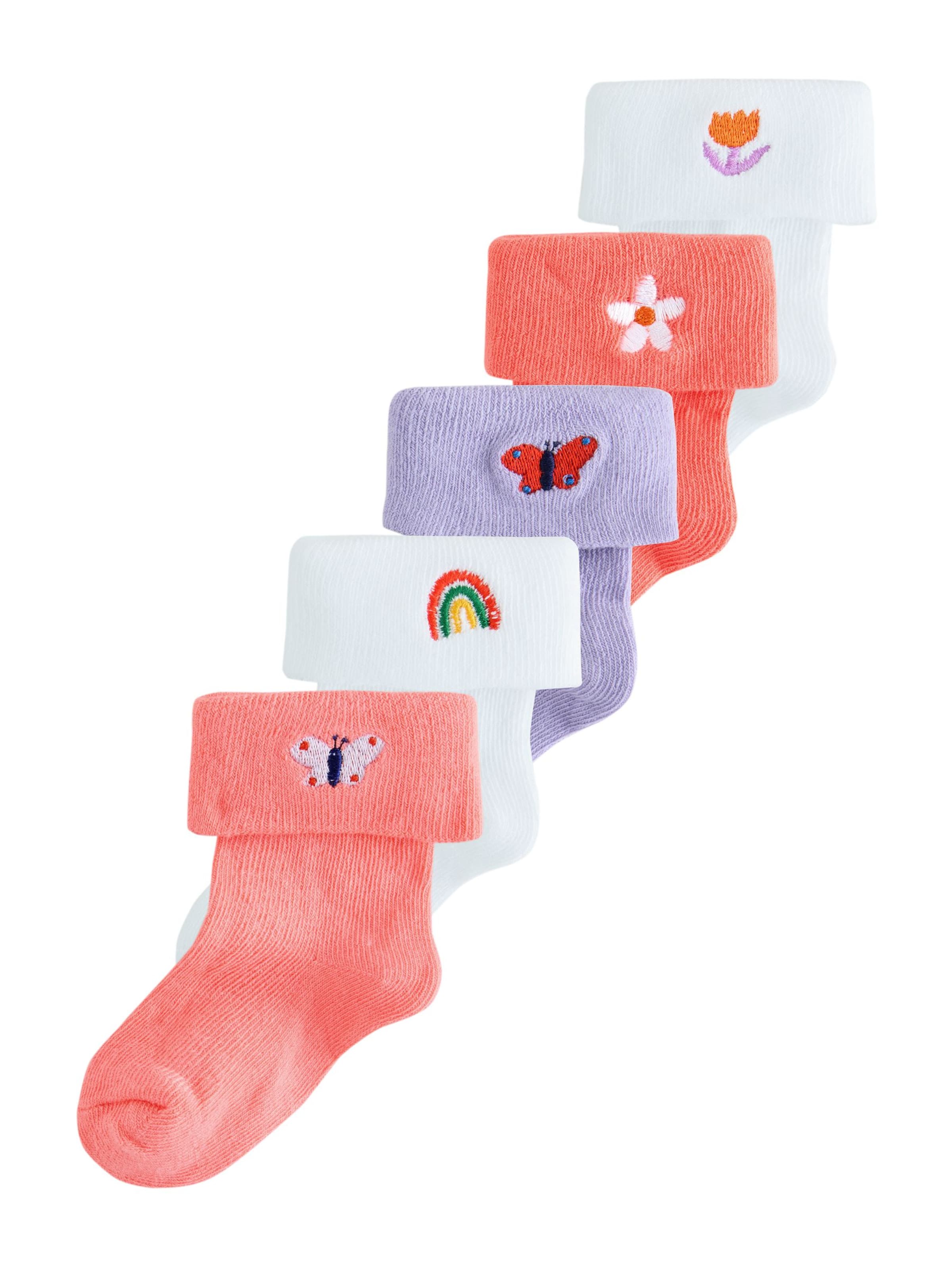 Next Socken in Lila: Vorderseite