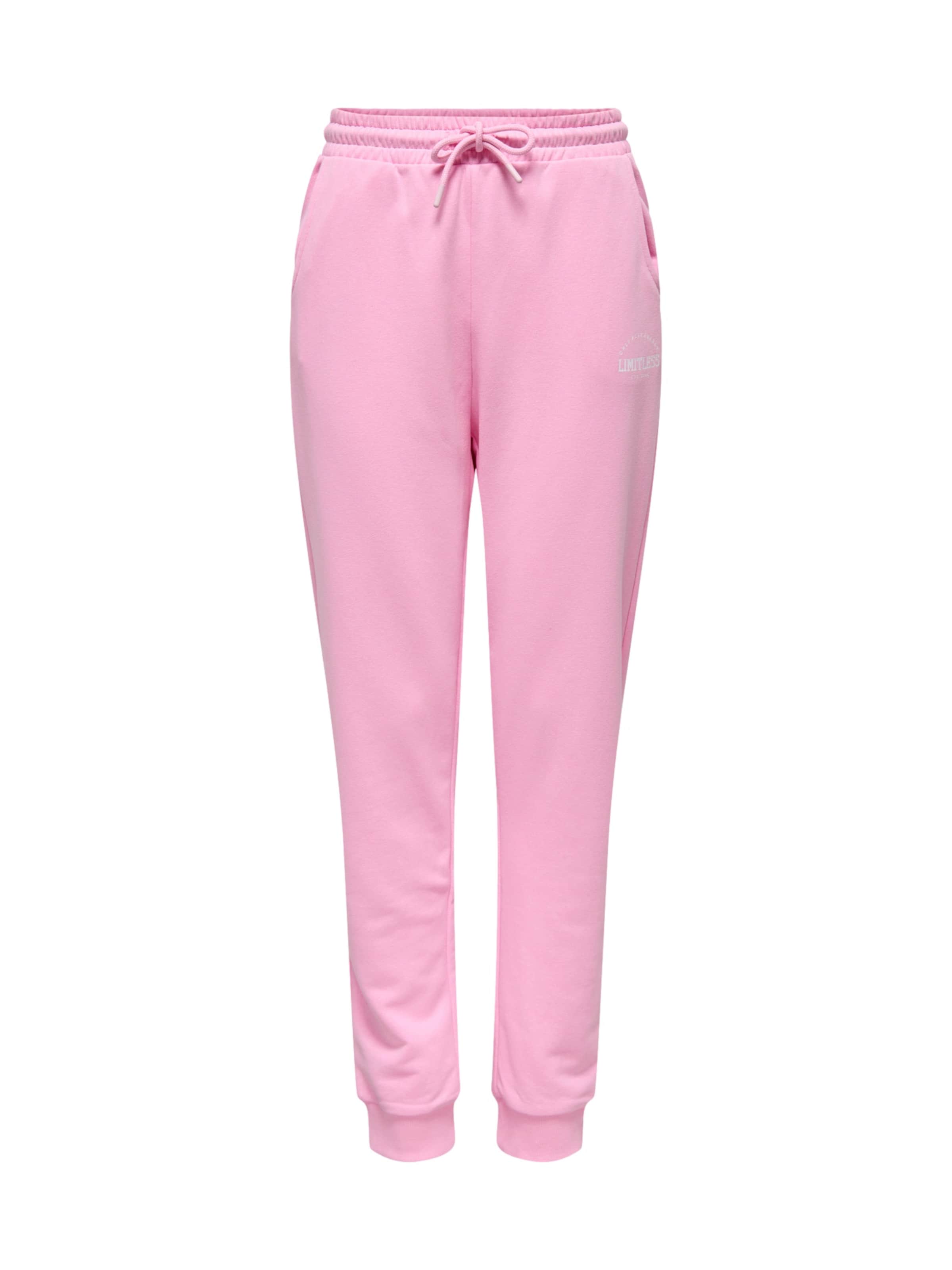 Effilé Pantalon de sport 'ONLCava' ONLY PLAY en rose : devant