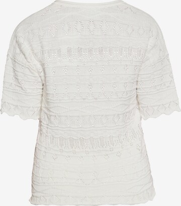 Pull-over Usha en blanc