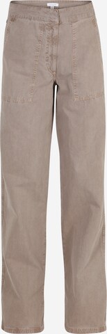 Topshop Tall Regular Broek in Bruin: voorkant