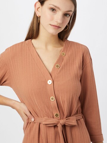 River Island Sukienka koszulowa w kolorze brązowy