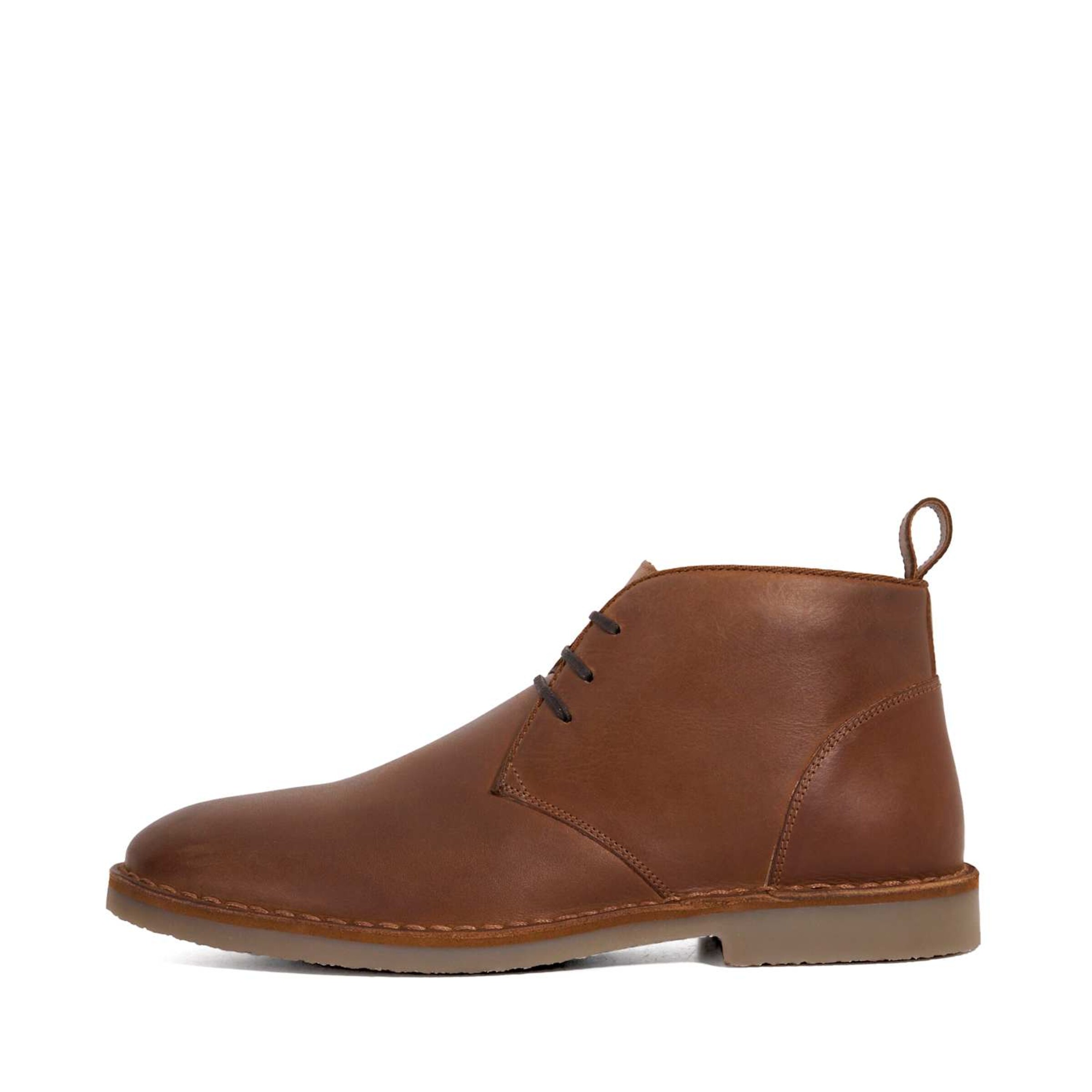 Dune LONDON Chukka Boots 'Cashed' in Braun