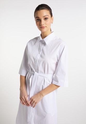 DreiMaster Klassik Shirt dress in White