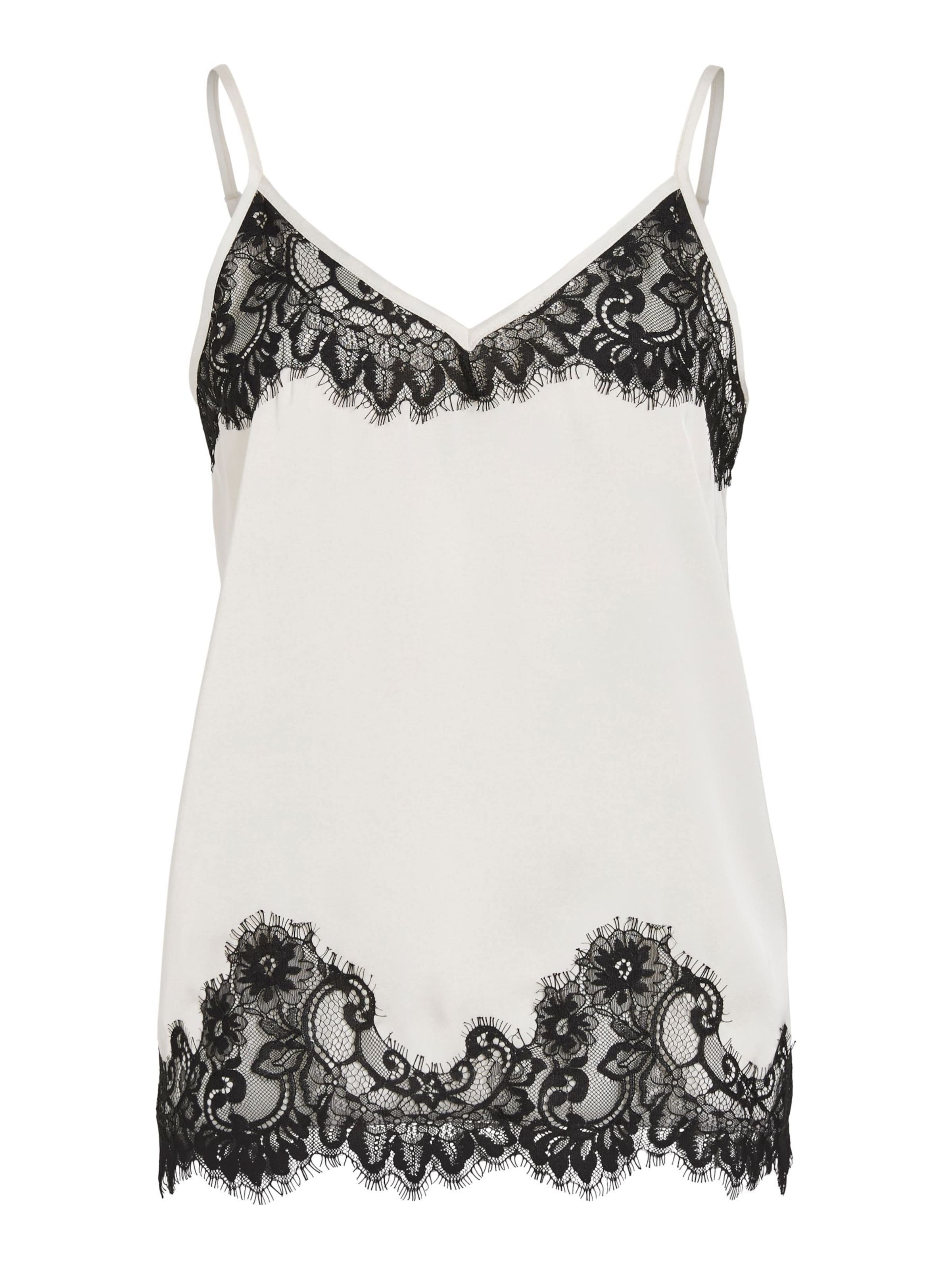 VILA Top 'VIDisa' in Wit: voorkant