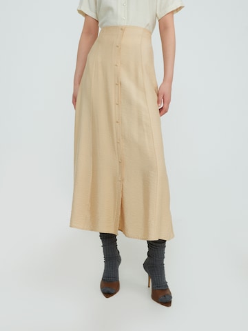 EDITED Skirt 'Fadila' in Brown: front