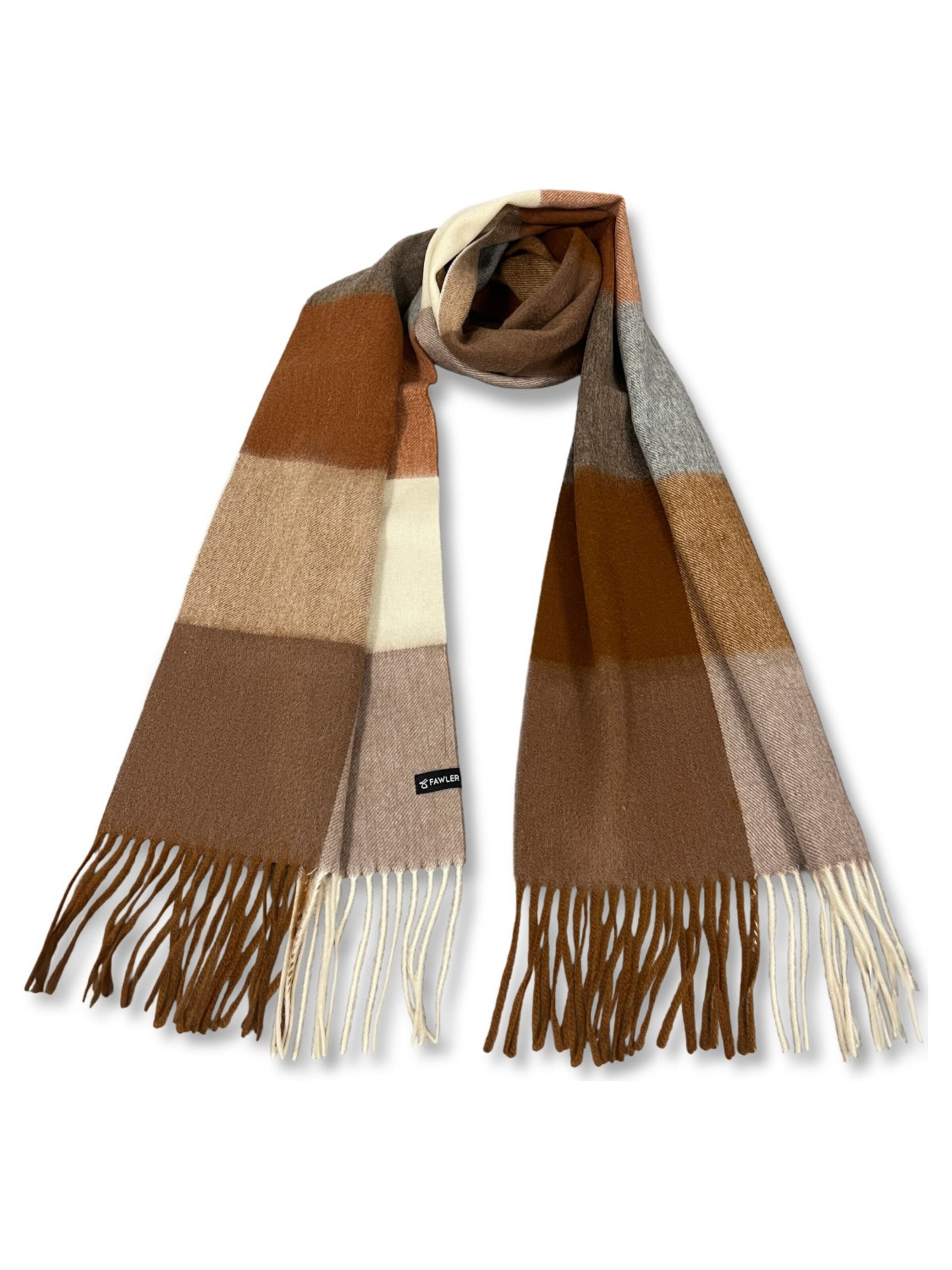 Fawler Scarf 'Aurora' in Orange: front