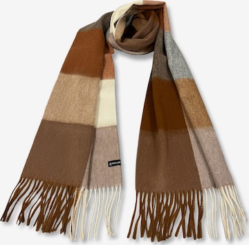 Fawler Scarf 'Aurora' in Orange: front