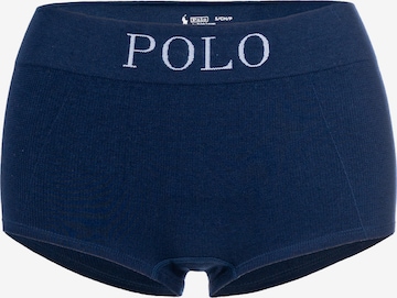 Polo Ralph Lauren Shorty ' Ribbed Seamless ' in Blau: Vorderseite