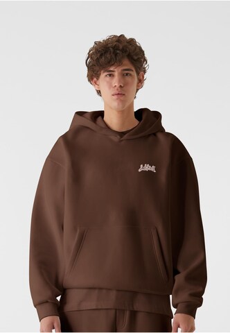 Lost Youth Sweatshirt 'Chaos Flow' in Braun: Vorderseite