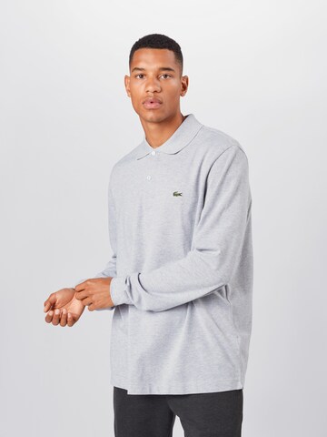 LACOSTE Regularny krój Koszulka w kolorze szary: przód