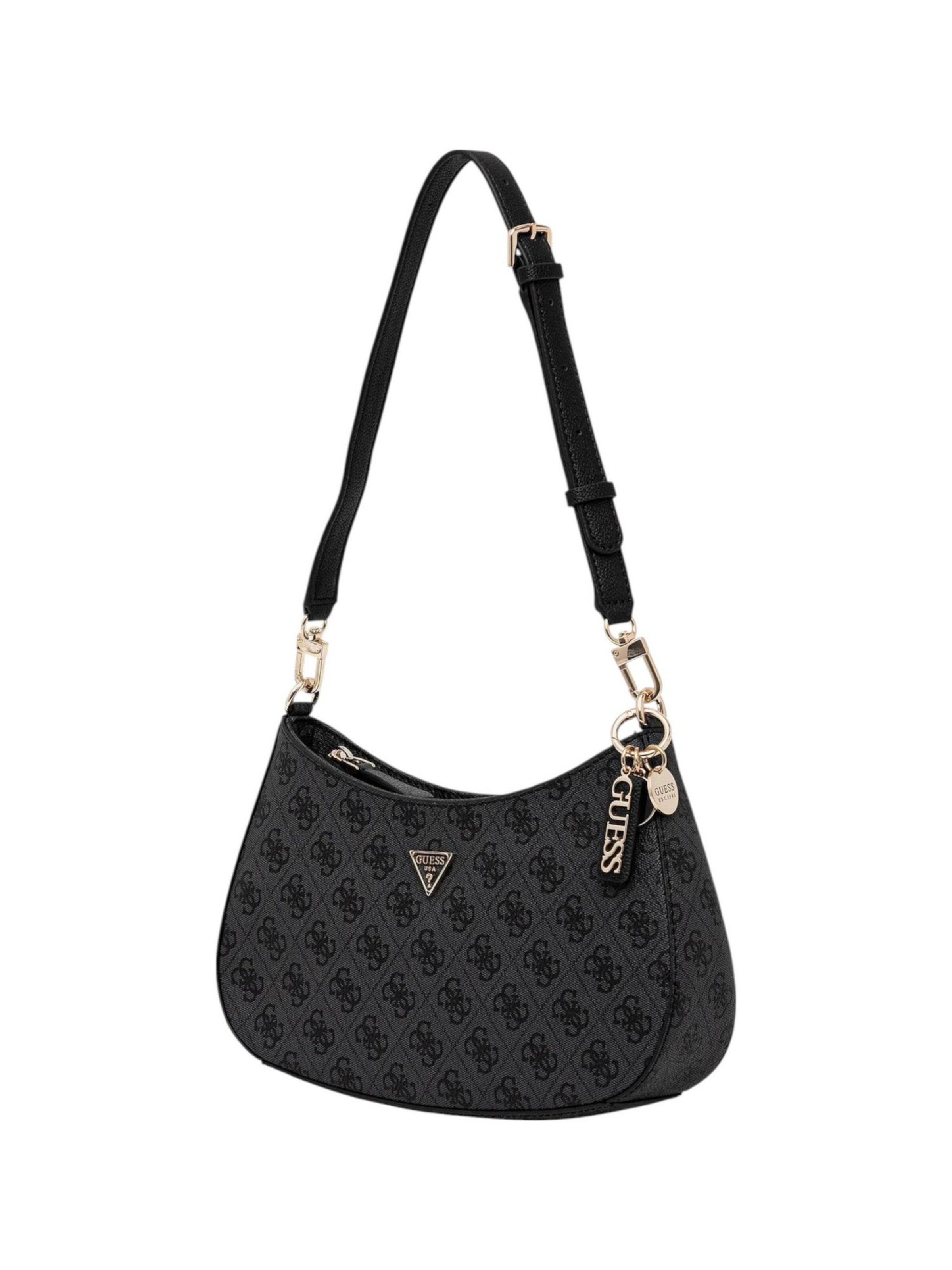GUESS Schoudertas 'NOELLE II TOP ZIP SHOULDER BAG HWBG96 72180' in Grijs