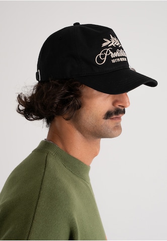 Prohibited Cap in Black: front