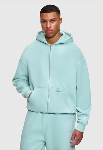 Dropsize Sweatvest in Blauw: voorkant